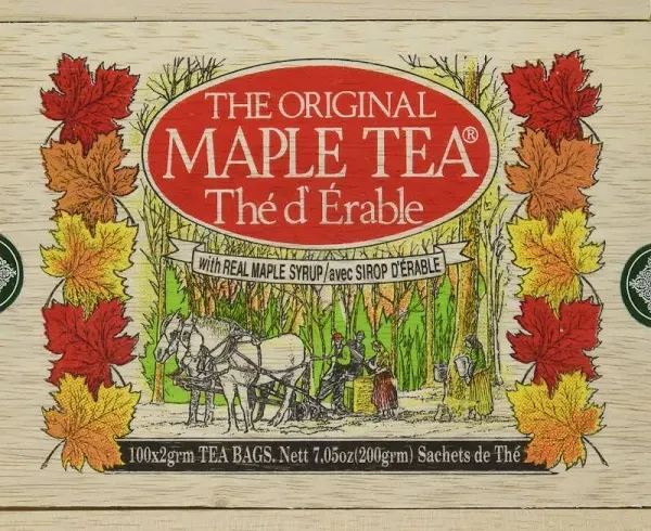 The Original Maple Tea in Wood Box - 100 Tea Bags