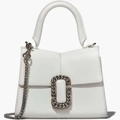 Marc Jacobs The St. Marc Mini Top Handle Bag White