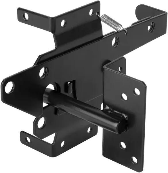 Self-Locking Gate Latch