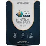 Baja Gold Mineral Sea Salt Natural Grain Crystals 1 Lb. Bag