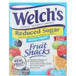 Welch's Fruit Snacks, Reduced Sugar, Mixed Fruit - 8 pack, 0.8 oz pouches