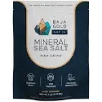 Baja Gold Mineral Sea Salt, Fine Grind, 5 Lb. Bag