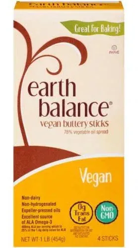 Earth Balance Vegan Buttery Sticks (1 lbs)