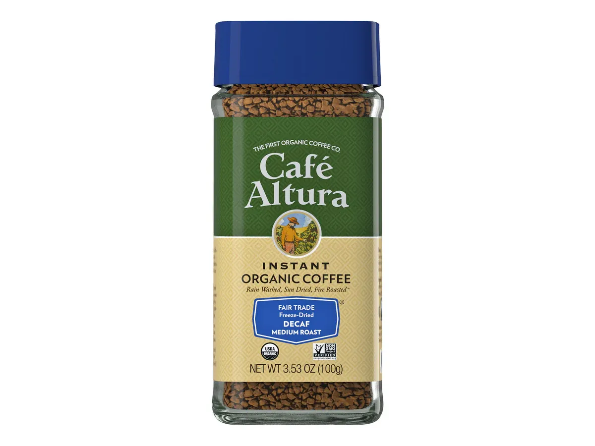 Cafe Altura Organic Fair Trade Decaf Instant Coffee