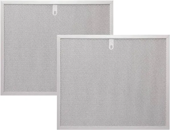 Broan Replacement Range Hood Filter, Grey - 2 pack