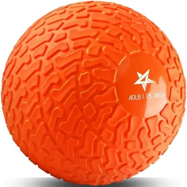 Tread Fitness Slam Medicine Ball 15Lbs for Exercise Strength Power Workout 