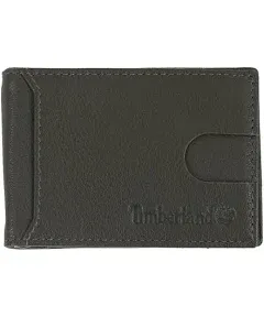 Timberland Men's Slim Leather Front Pocket Credit Card Holder Wallet