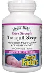 Natural Factors Extra Strength Tranquil Sleep 60 Chewable Tablets