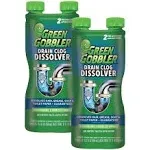 Green Gobbler Liquid | Hair & Grease | Drain Clog Remover - 2 Pack