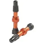 Stan's NoTubes Alloy Tubeless Valve Stem - Pair Orange, 35mm