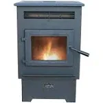 Cleveland Iron Works F500200 26 in. Pellet Stove Black - Medium