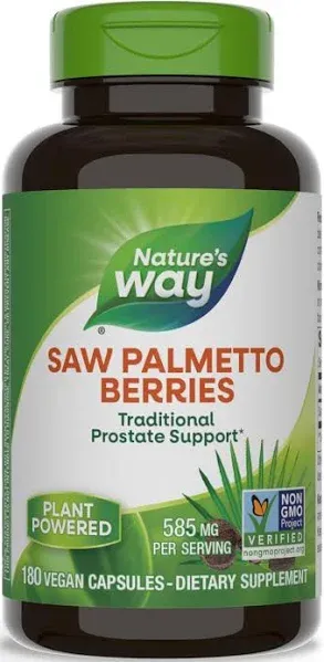 NATURES WAY Saw Palmetto Berries, 100 CT