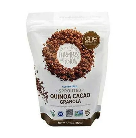 One Degree Organic Foods | Oat Quinoa Cacao Organic Granola