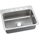 Elkay 27/22/8  DSESR12722MR2 Dayton Single Bowl Dual Mount Stainless Steel Sink