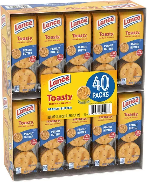 Lance Toasty Peanut Butter Sandwich Crackers