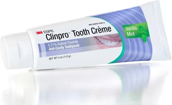 3M Clinpro Tooth Creme 0.21% Sodium Fluoride Anti Cavity Toothpaste 12117