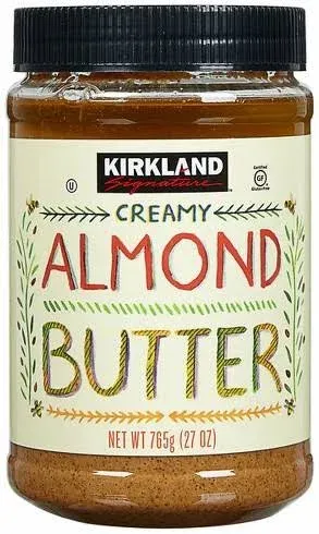 Worldwide Nutrition Bundle, Compatible with Kirkland Pure Creamy Smooth Almond Butter, Made from Roasted Almond, 1 pack of Kirkland Almond Butter 27 Ounce and Multi-Purpose Key Chain