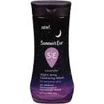 Summer's Eve Night-Time Cleansing Wash, Lavender, 12 Ounce