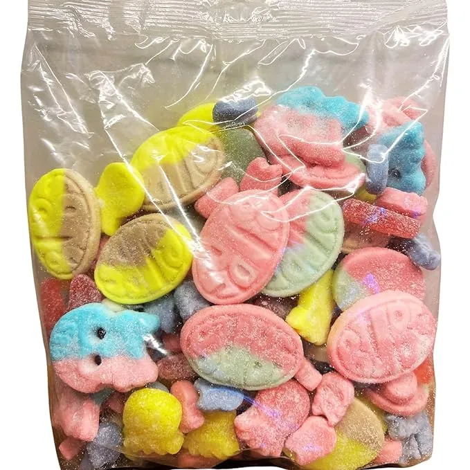 Bubs Godis Candy Assorted Mix - 2.2 LB of Swedish Candy, Sweet, Sour, Gummy Treats Made in Sweden