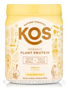 Organic Plant Protein Powder, Vanilla Flavor