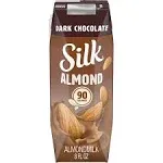 Silk Pure Almond Almondmilk, Dark Chocolate - 18 pack, 8 fl oz containers