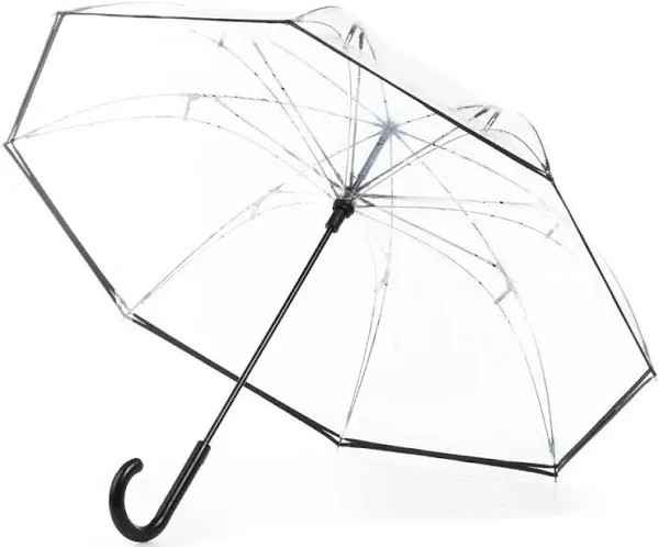 Totes Inbrella Reverse Close Umbrella - Clear