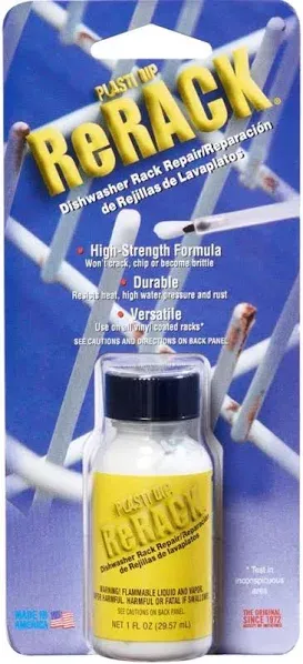 Performix ReRack Interior Rubber Vinyl Rack Repair Coating, White - 1 oz bottle