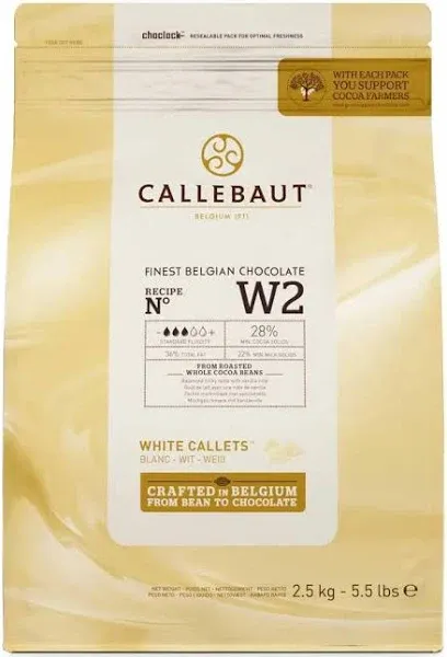 Callebaut White Chocolate Callets