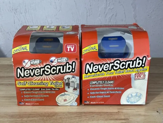 NeverScrub Automatic Toilet Cleaning System