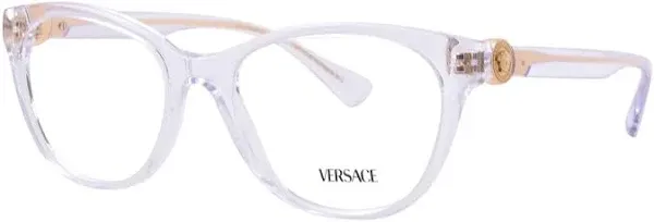 Versace VE3330 GB1 - Black Cat Eye 55mm Women&#039;s Eyeglasses