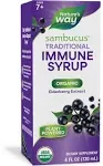 Nature's Way Organic Sambucus Syrup, Elderberry - 4 fl oz bottle