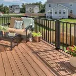 Trex Signature 8-ft x 36-in Bronze Aluminum Deck Rail Kit