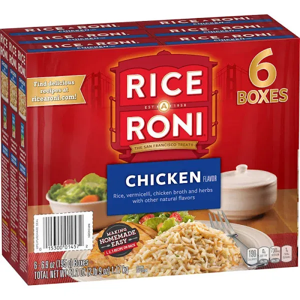 Rice-A-Roni Chicken Flavor Rice Cups 4 Count / 1.97 oz