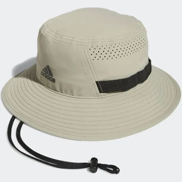 New adidas Men&#039;s Victory 4 Bucket Hat, White/Onix Grey Size L/XL