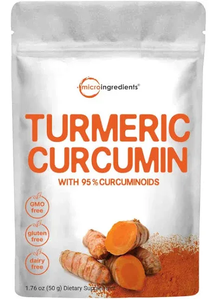 Turmeric Extract 95% Curcuminoids 50 Grams Rich in Antioxidants for Joint & Immune Support