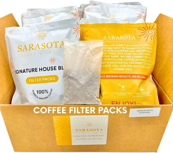 Coffee Filter Packs, Coffee in Filter Packs, Coffee Filter Packs 10-12 cup, B...