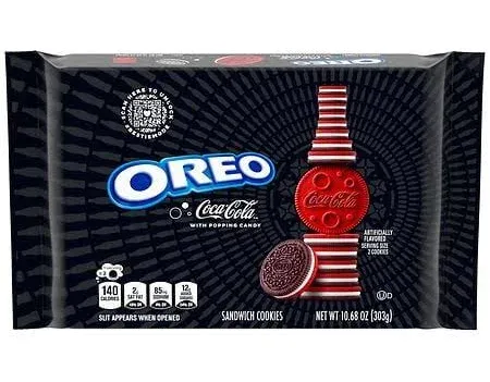 New OREO Coca-Cola Sandwich Cookies, Limited Edition 10.68oz (1pack) Exp 06Jan25