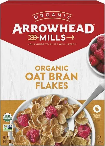 Arrowhead Mills Organic Oat Bran Flakes