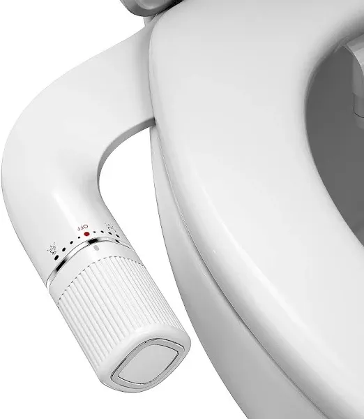 Ultra-Slim Bidet, Minimalist Bidet for Toilet with Non-Electric Dual Nozzle