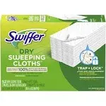 Swiffer Sweeper Dry Sweeping Pads, Unscented - 52 count