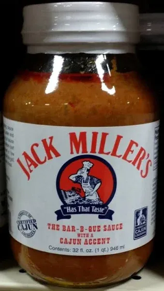 Jack Millers Bar-B-Que Sauce with a Cajun Accent