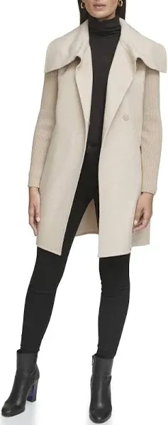 Kenneth Cole Asymmetrical Wool-Blend Jacket Women&#039;s  S