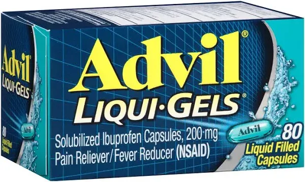 Advil Liqui-Gels Pain Reliever Fever Reducer