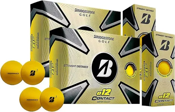 PlayBetter Bridgestone E12 Contact Golf Balls