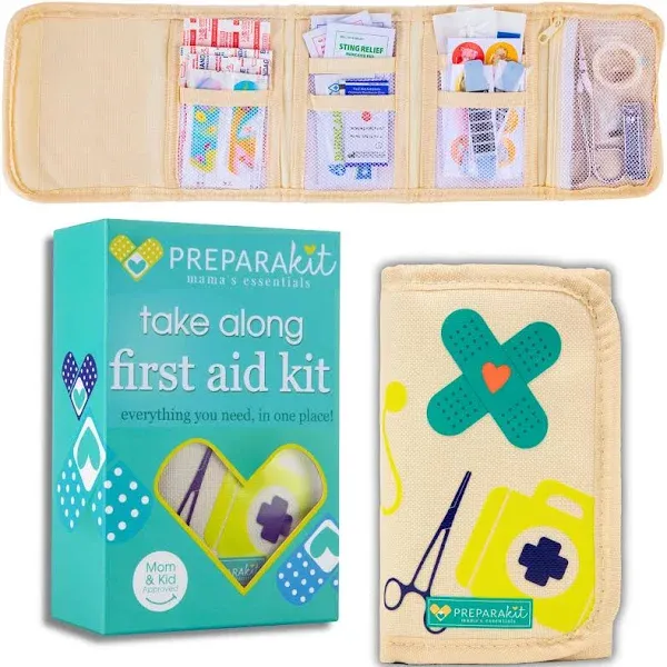 Travel First Aid Kit for - Mini First Aid Kit for Car, Purse, Backpack, or Di...