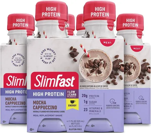 SlimFast Advanced Energy High Protein Meal Replacement Shake