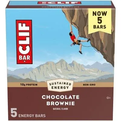 Clif Bar, 2.4 Ounce - Organic Chocolate Brownie (12 Pack)