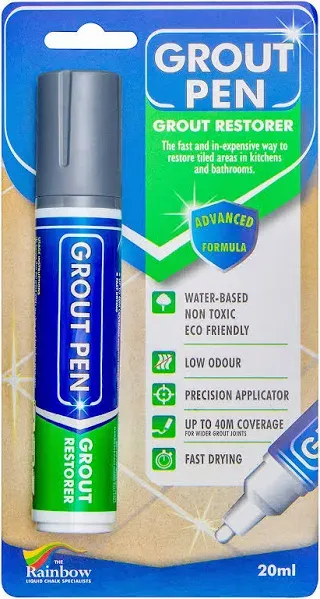 Grout Pen White Tile Paint Marker: Waterproof Grout Paint, Tile Grout Colorant a