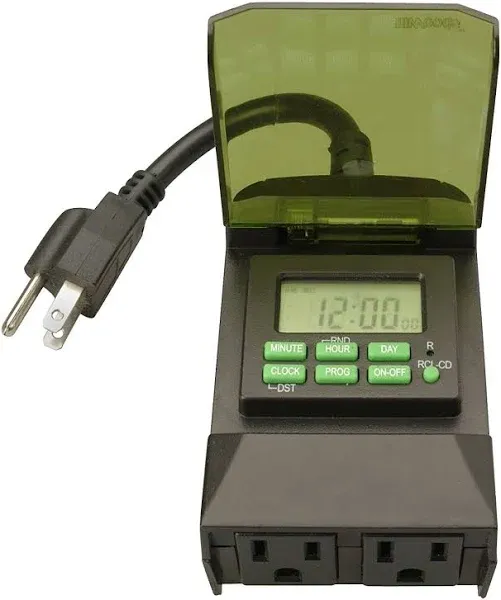 Woods Outdoor 7-Day Digital Heavy Duty Timer 50015