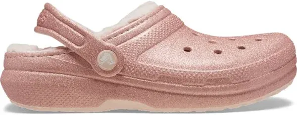 Crocs Kid's Classic Lined Glitter Clog